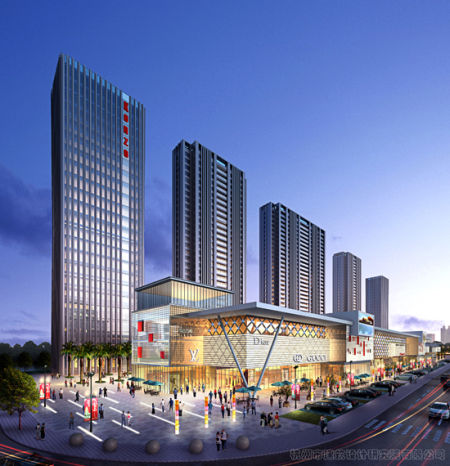 红家坡路透视图。